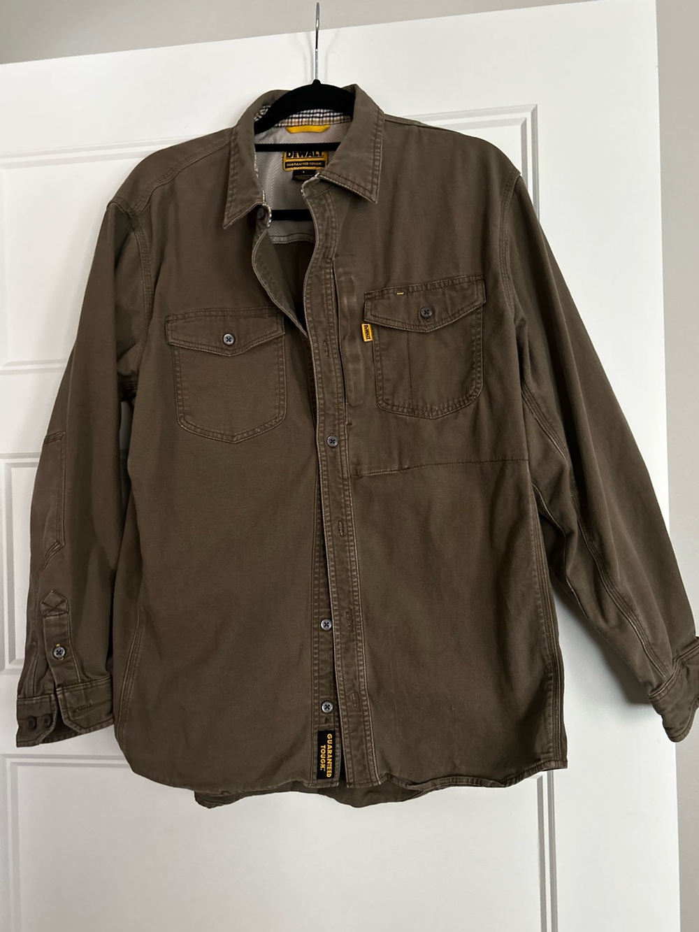 Carhartt Men's Brown Work Shirt Jacket